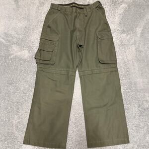 Boy Scouts of America Pants Mens 32  Convertible Cargo Pants Olive Green